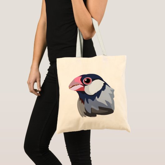 Java Sparrow—simplified Tote Bag (Voorkant (product))