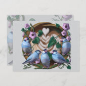 Java Sparrows, Java Coffee Briefkaart (Voorkant / Achterkant)