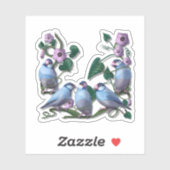 Java sparrows  sticker (Vel)