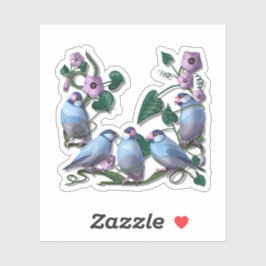Java sparrows sticker