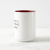 Java tandis que (réveillez-vous) tasse (Centre)