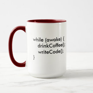 Java tandis que (réveillez-vous) tasse