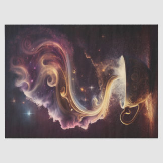 Java Universe, Steaming Coffee Stars Tissuepapier
