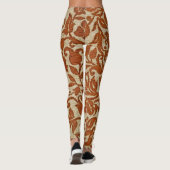 Javaans bloemmotief: geweven textuur. leggings (Achterkant)