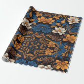 Javaanse Batik patronen inpakpapier (Uitgerold)