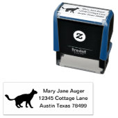 Javaanse kat gepersonaliseerd  zelfinktende stempel (In situ)