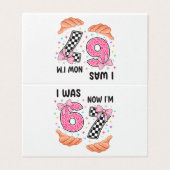 J'avais 6 ans maintenant j'ai 7 ans chiffres d'ann (Outside Unfolded)