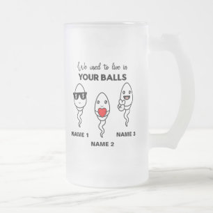 J'Avais L'Habitude De Vivre Dans Vos Boules, Mug D