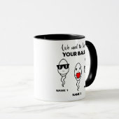 J'Avais L'Habitude De Vivre Dans Vos Boules, Mug D (Devant droit)