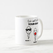 J'Avais L'Habitude De Vivre Dans Vos Boules, Mug D (Devant droit)