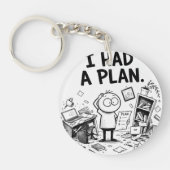 J'avais un Plan Porte-clés Drôle (Devant)