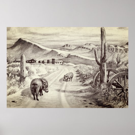 JAVALINAS POSTER (Voorkant)