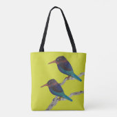 Javan Kingfish sur un Sac fourre-tout (Dos)