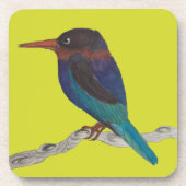 Javan Kingfisher sur un Dessous de verre (Devant)