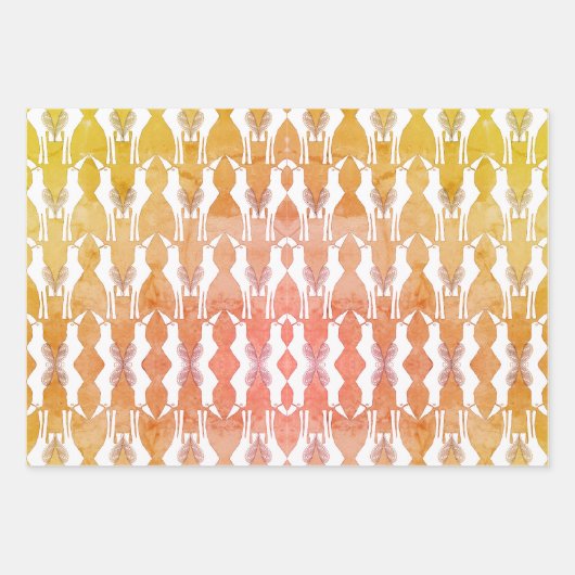 Javan Mina Enveloppement d'oiseaux Papier plat Jeu (Devant)