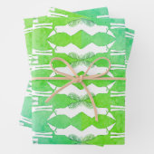 Javan Mina Vogelinpakpapier Set van 3 Inpakpapier Vel (In situ)