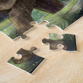 Javan Rhino Art Legpuzzel (Zijkant)