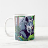 Javan Rhino Mug (Gauche)
