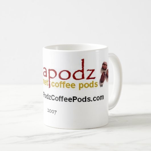 JavaPodz 11 tasse collectable d'once 2007 (Devant droit)