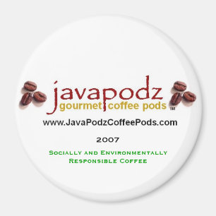 JavaPodz Collectible "Green" 2007 koelkast Mag Magneet