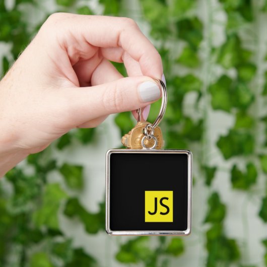 JavaScript Fan Button Sleutelhanger (Hand)