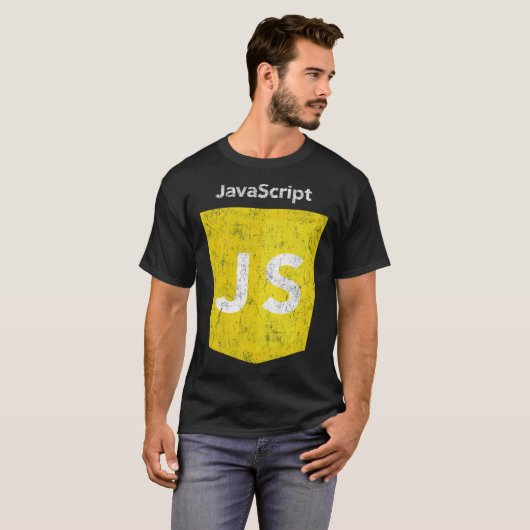  JavaScript Logo Classic T-Shirt (Voorkant volledig)