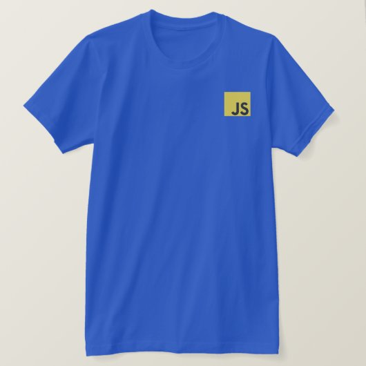 JavaScript Logo T-Shirt (Design voorkant)