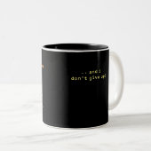Javascript Ninja 1 tasse noire (Devant droit)
