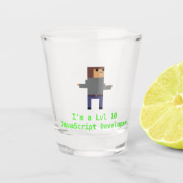 JavaScript-ontwikkelaar Shot Glass Glas