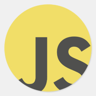 Javascript Ronde Sticker