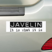Javelin is het bumpersticker (Op auto)