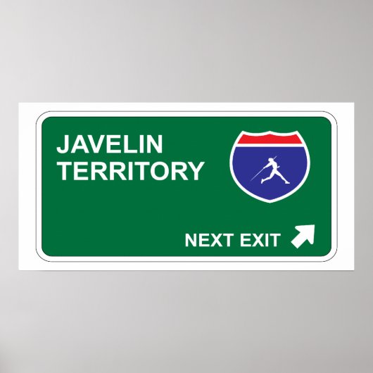 Javelin Next Exit Poster (Voorkant)