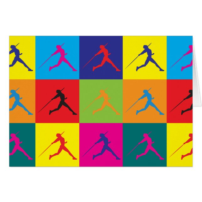 Javelin Pop Art (Voorkant Horizontaal)