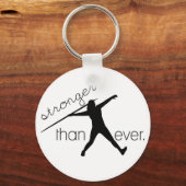 Javelin Throw Track en Field Sleutelhanger (Voorkant)