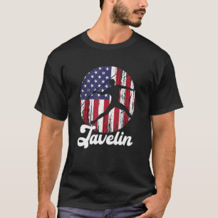 Javelin Thrower US Flag Track & Field Javelin Th T-shirt