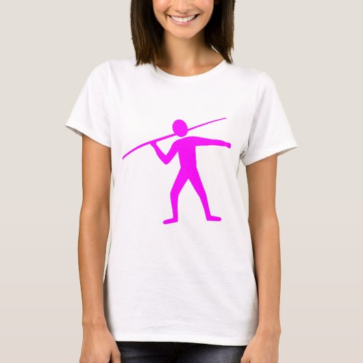 Javelin Trower - Magenta T-shirt (Voorkant)