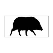 Javelina Silhouette Rubberstempel (Afrduk)