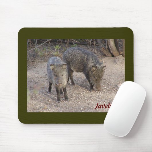 Javelinas mousepad muismat (Met muis)