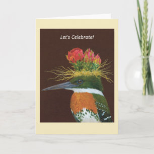 Javier de groene ijsvogel kaart