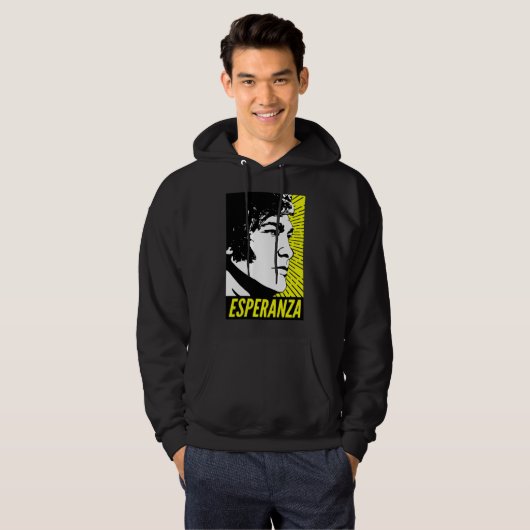Javier Milei Esperanza Poster Hoodie (Voorkant volledig)
