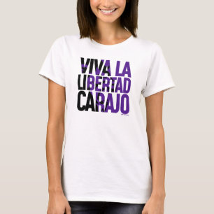 Javier Milei Viva La Libertad Carajo Remera T-shirt