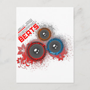 Jaw Dropping Beats - Music DJ Graffiti Urban Briefkaart