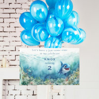 Jaw-some Shark Bite Verjaardagsfeest Welkomstbord