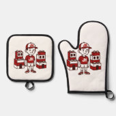 Jawad and hadi ovenwant & pannenlap set (Voorkant)