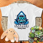 Jawesome 100 dagen van school Kinder witte haai T-shirt