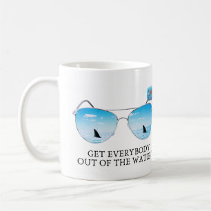 Jaws 50th uit het water! koffiemok