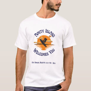 Jaws de film Amity Island is blij dat je T-shirt