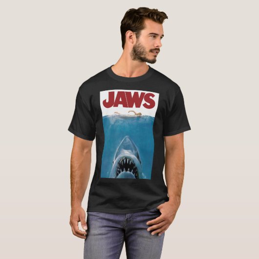 Jaws Fan maakte klassiek t-shirt (Voorkant volledig)