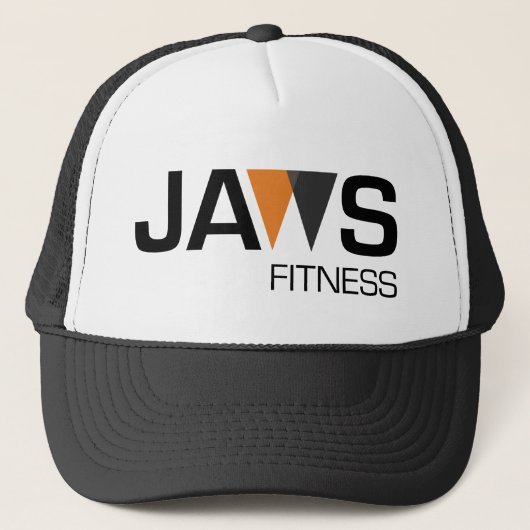 JAWs Fitness Logo Snap Back Trucker Pet (Voorkant)