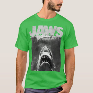 Jaws Foto Negatief Haaienaanval Poster retro T-shirt